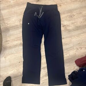 Figs Blue Straight Leg Pants